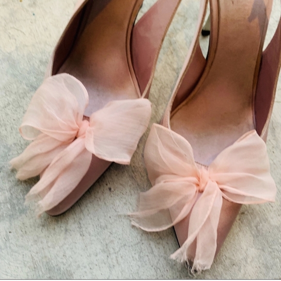 Love Calvin Klein Light Pink π©· Bow Heels with adjustable straps - Picture 4 of 7